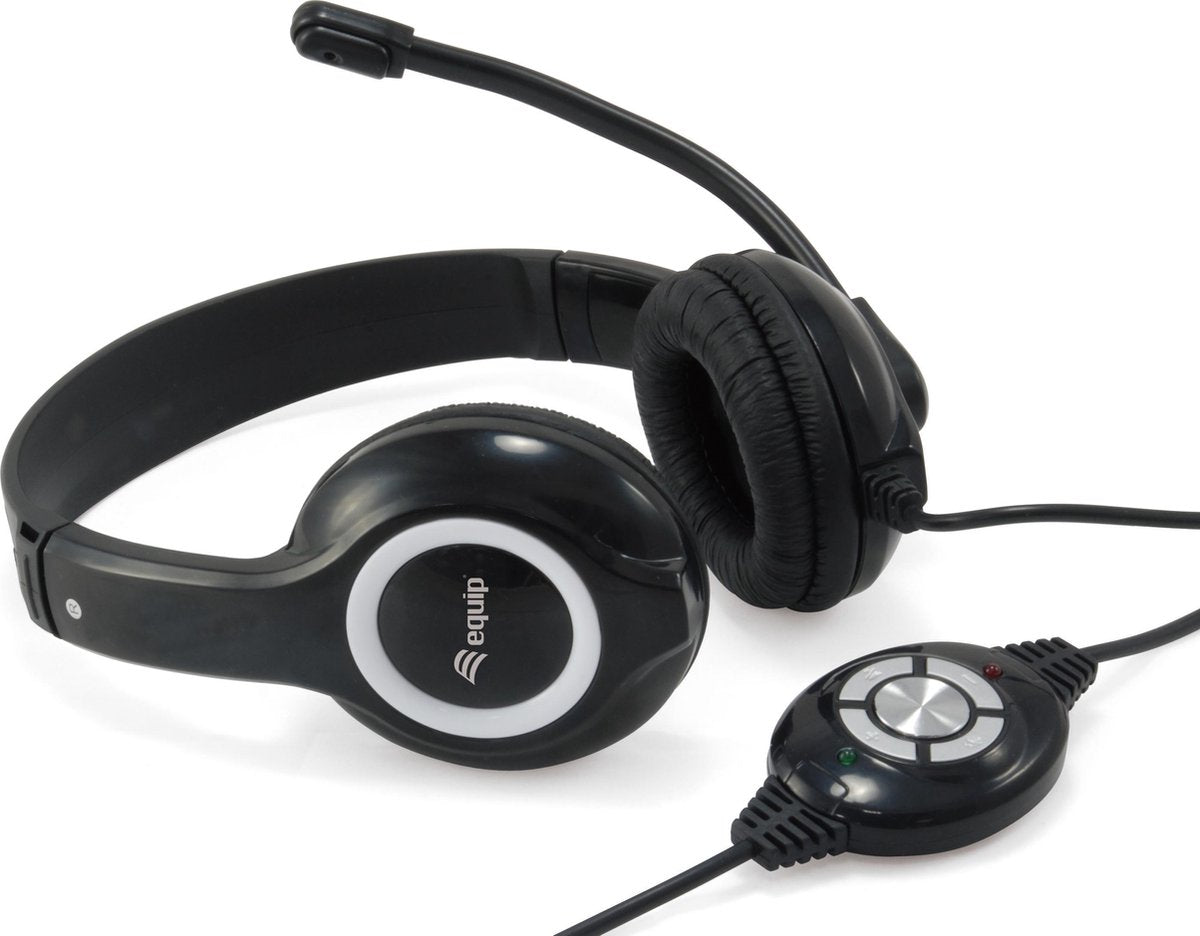 Equip Headset USB 245301 2m Kabel