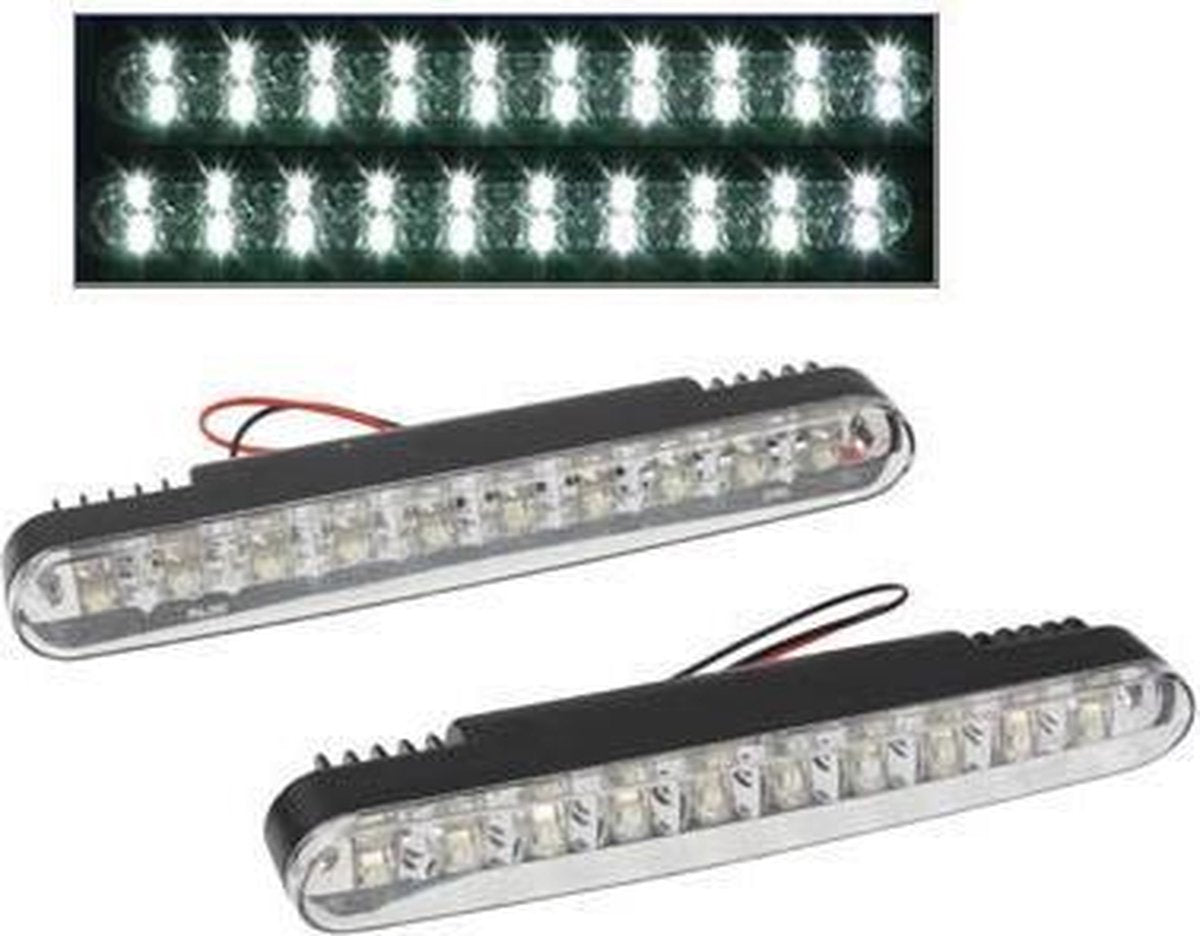 Universal White 20 LED-dagrijverlichting voor in de auto