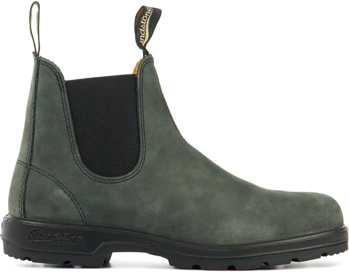 BLUNDSTONE Vrouwen Suède  Chelsea boots / Laarzen / Damesschoenen Classic rustic - Zwart - maat 39.5