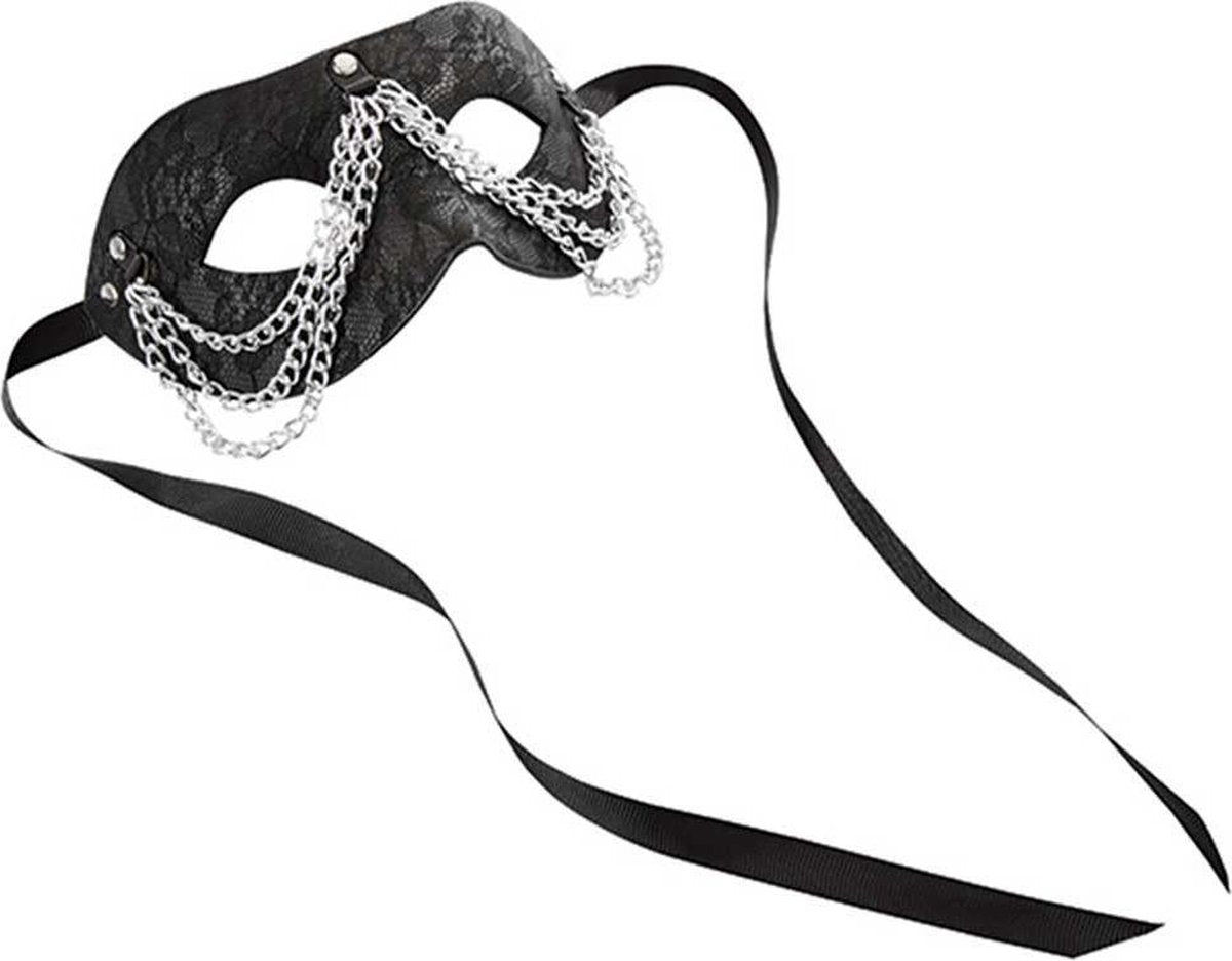 Sportsheets Sincerely Masker Kant met Ketting - Zwart