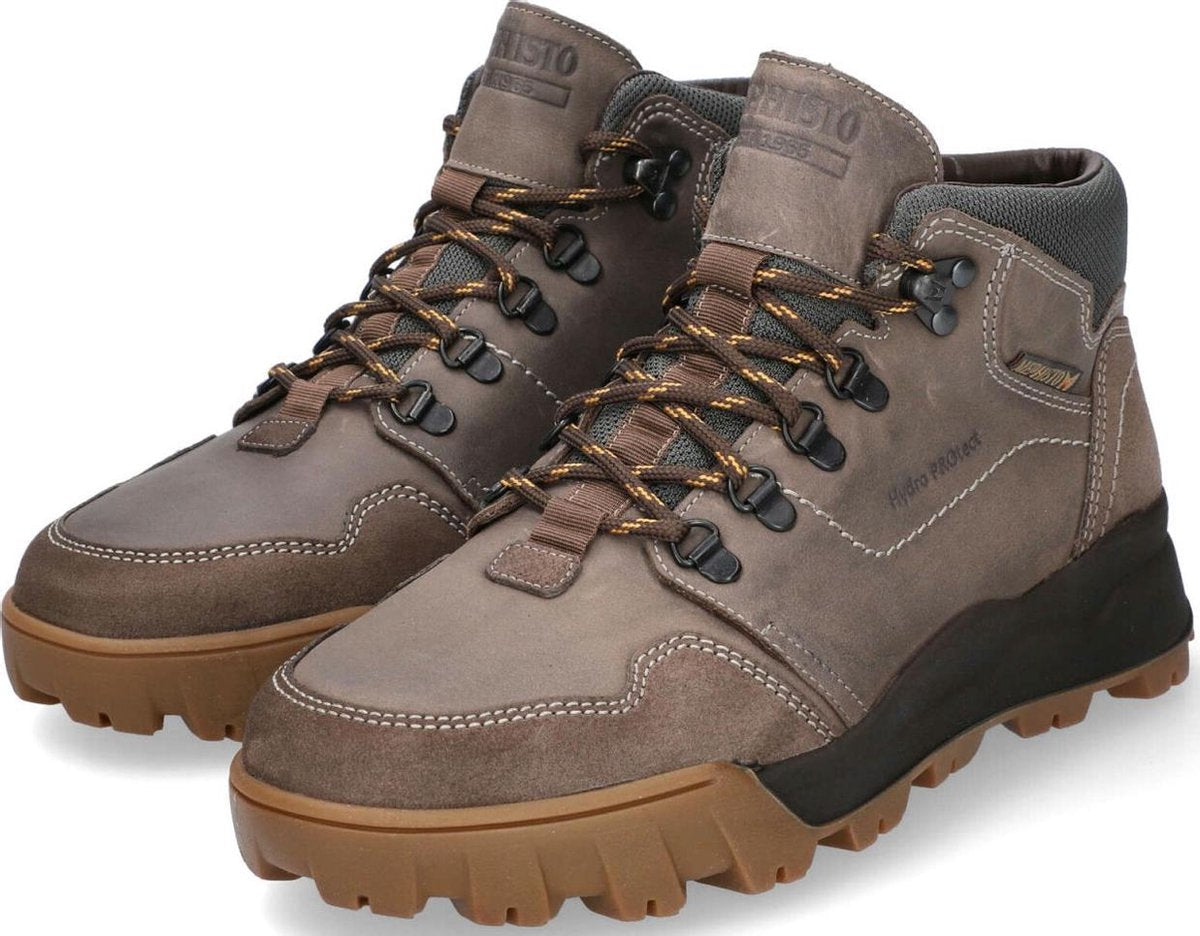 Mephisto Wayne heren enkellaars - donkergrijs - maat 43.5