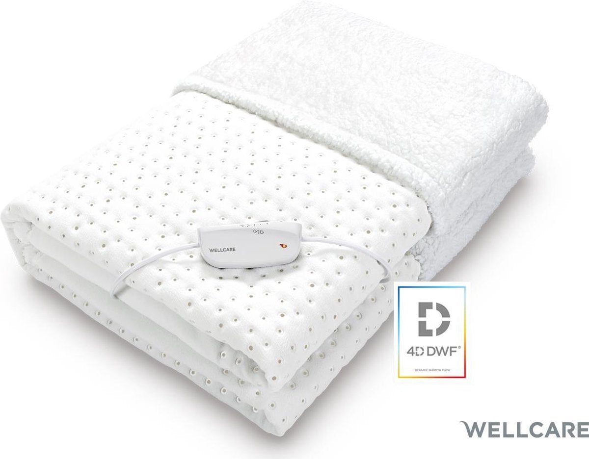 Wellcare WE-167OBHD 2-in-1 elektrische boven / onderdeken |  4D DWF technologie | 140 x 200 cm