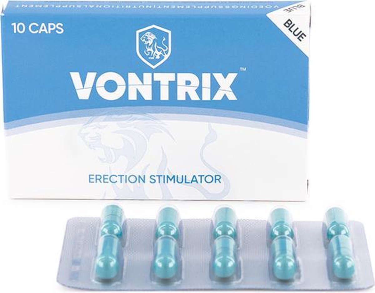 Vontrix Blue Erectiepillen 10 capsules - 100% natuurlijk