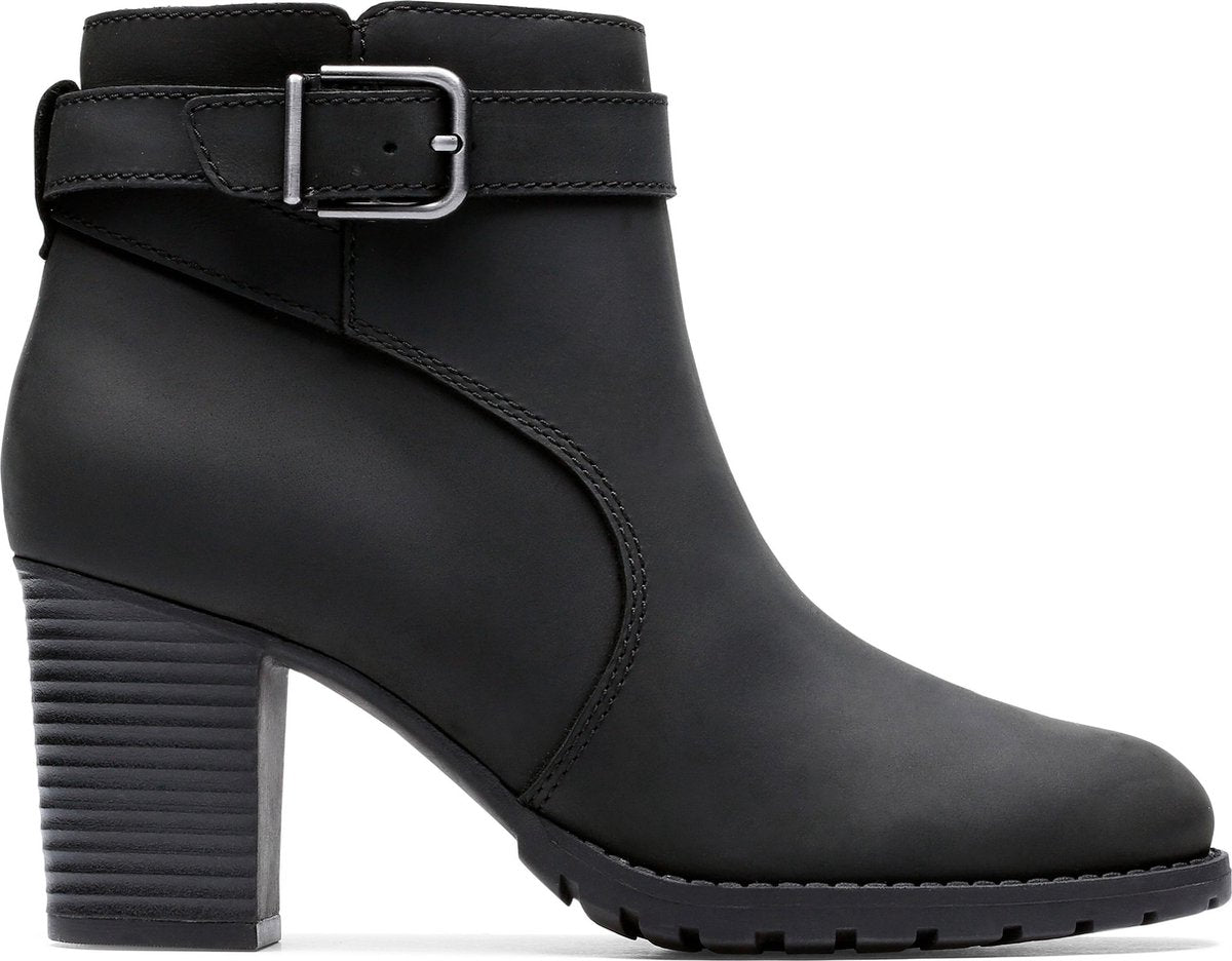 Clarks - Dames schoenen - Verona Lark - D - black leather - maat 7