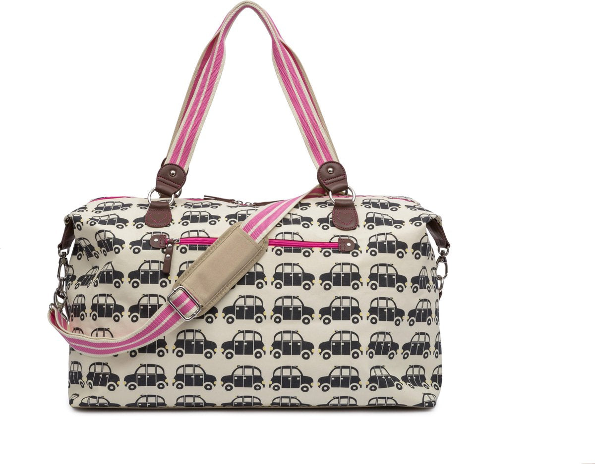 Pink Lining - Bridget Holdall - Black cabs-black and pink