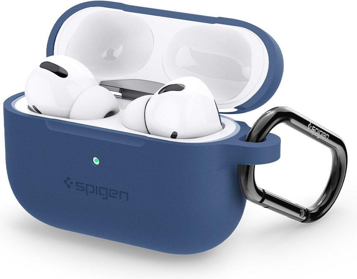 Spigen Silicone Fit Case voor Apple AirPods Pro - Blauw