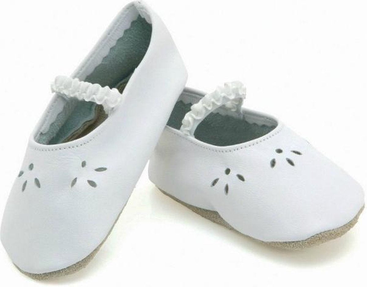 Starchild babyslofjes lacey white Maat: M (12