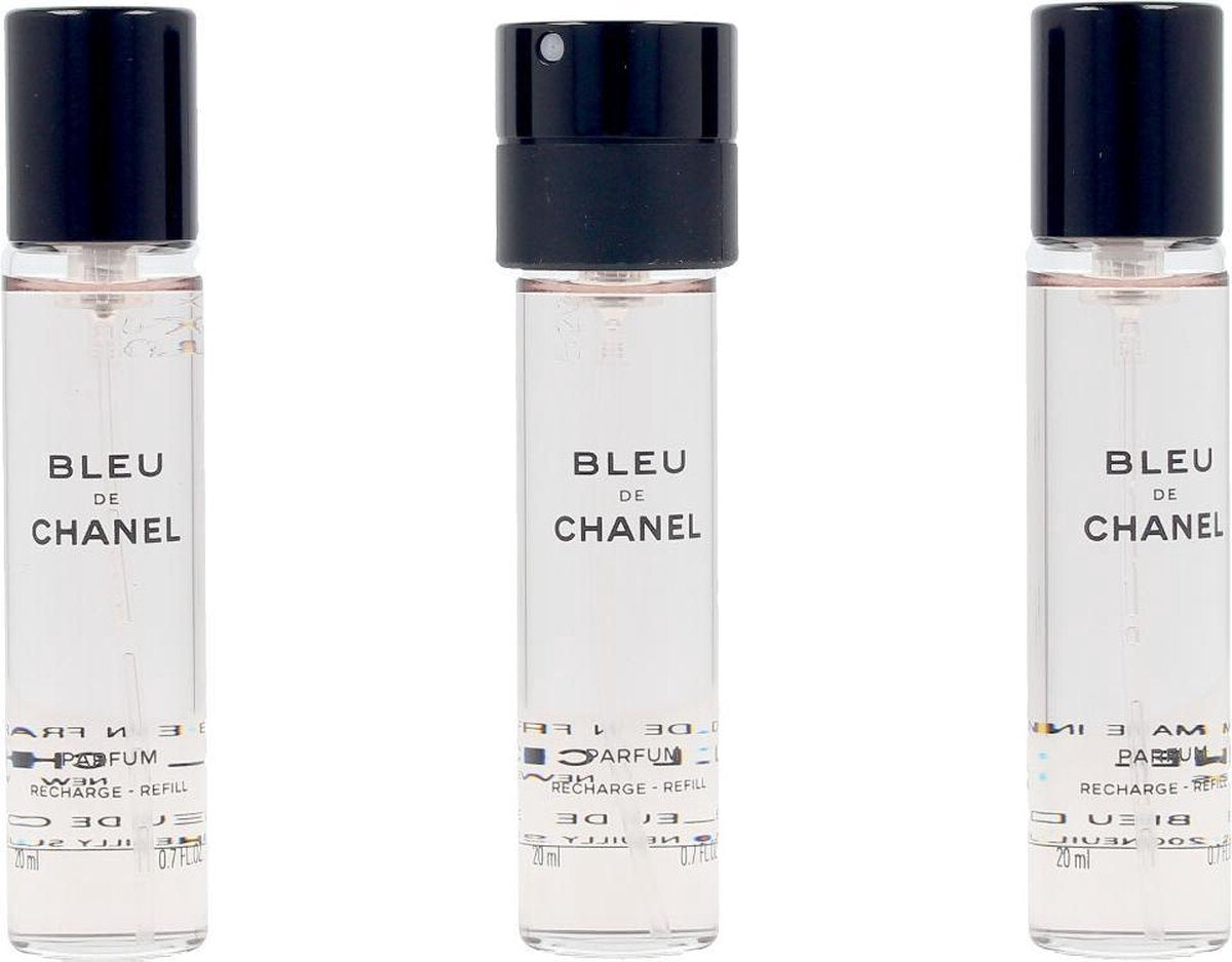 BLEU spray twist & spray 3 refills x 20 ml | parfum voor heren | parfum heren | parfum mannen