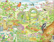 Puzzel Maxi Dieren - Tuinvogels en Bloemen - 60 stukjes