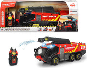 Dickie RC Brandweerwagen Vliegveld - Bestuurbare auto - Watersproeifunctie - 56 cm