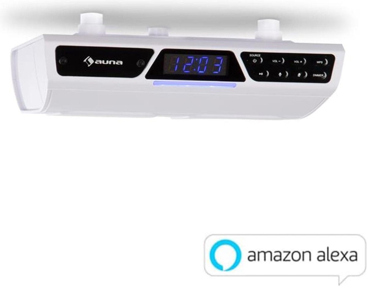 auna Intelligence radio met Alexa bluetooth WiFi hands free
