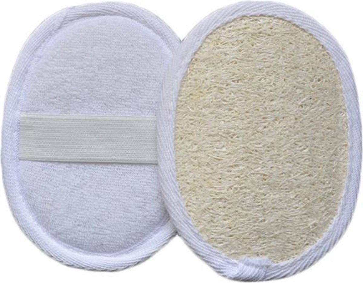 1 Stuk - Scrubhandschoen - Washandje - Scrub handschoen - Beige - Handschoen om mee te scrubben - Huidverzorging - Scrubhandschoen voor onder de douche - Douchehandschoen - Washandje met scrub