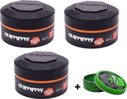 Gummy Wax Bright Finish 150ml 3-pack + Free Mini HeyJoe! Pomade
