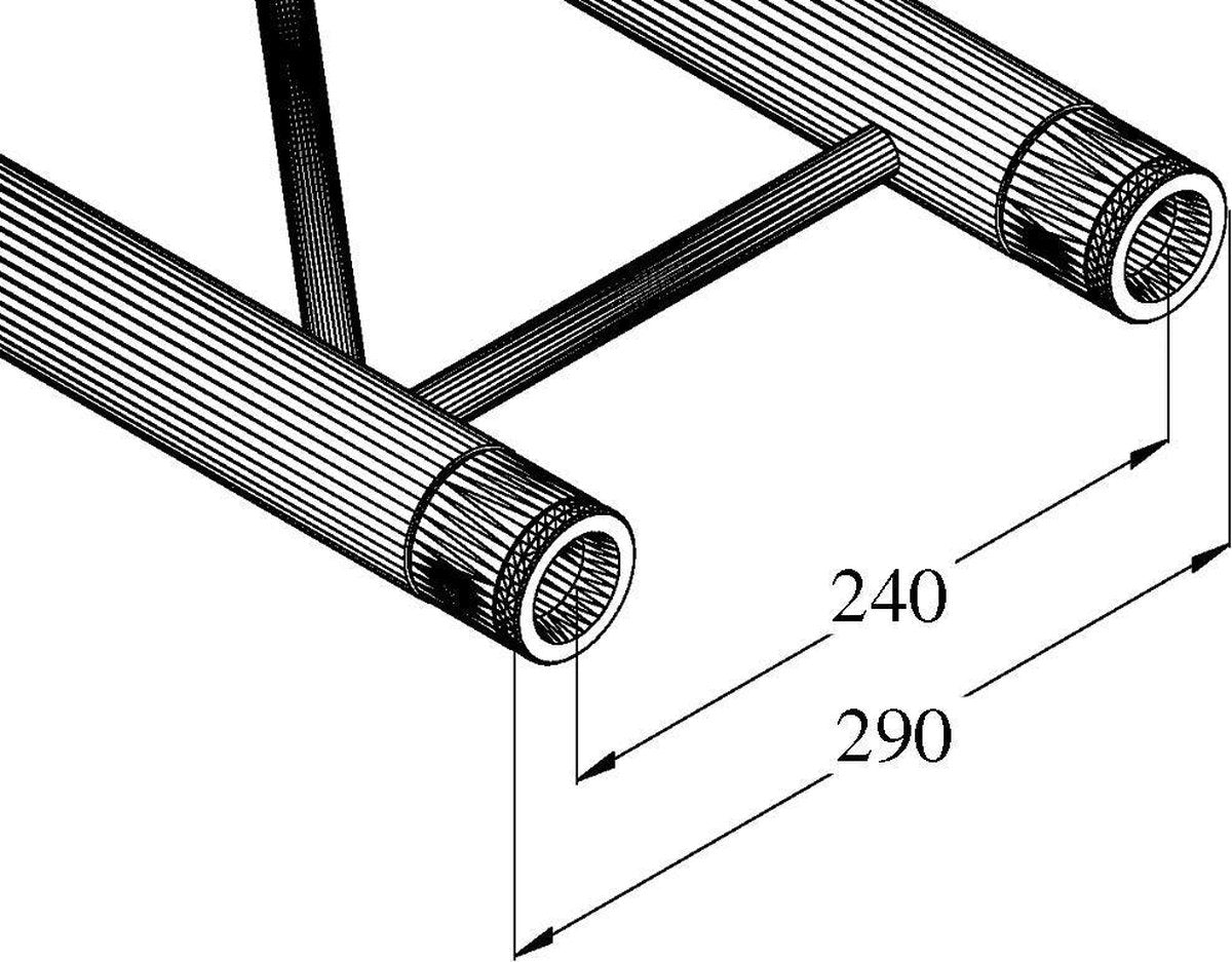 ALUTRUSS BILOCK E-GL22 290 2-way Cross Beam