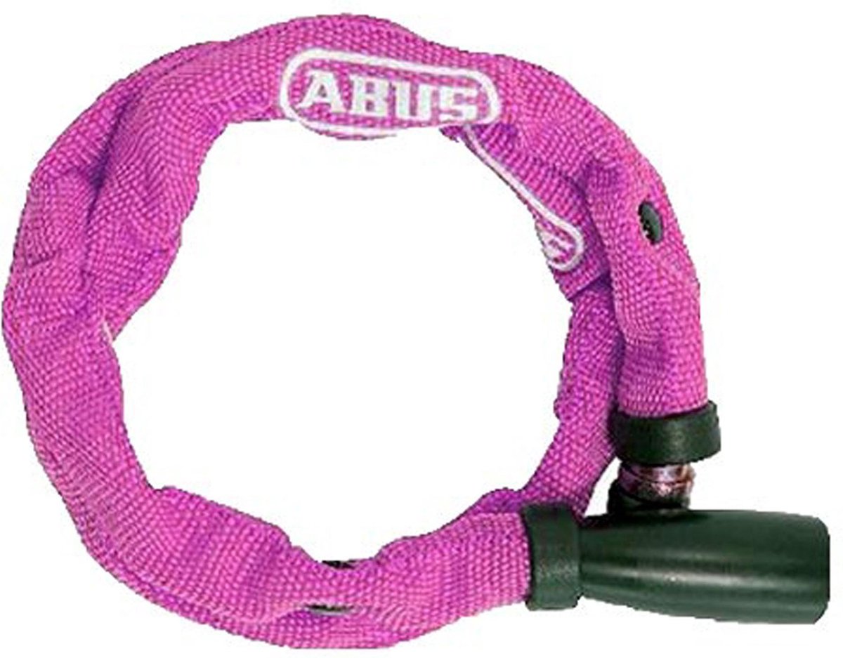 Abus 1500 Kettingslot - 60cm - Geschikt voor kinderfiets - Roze