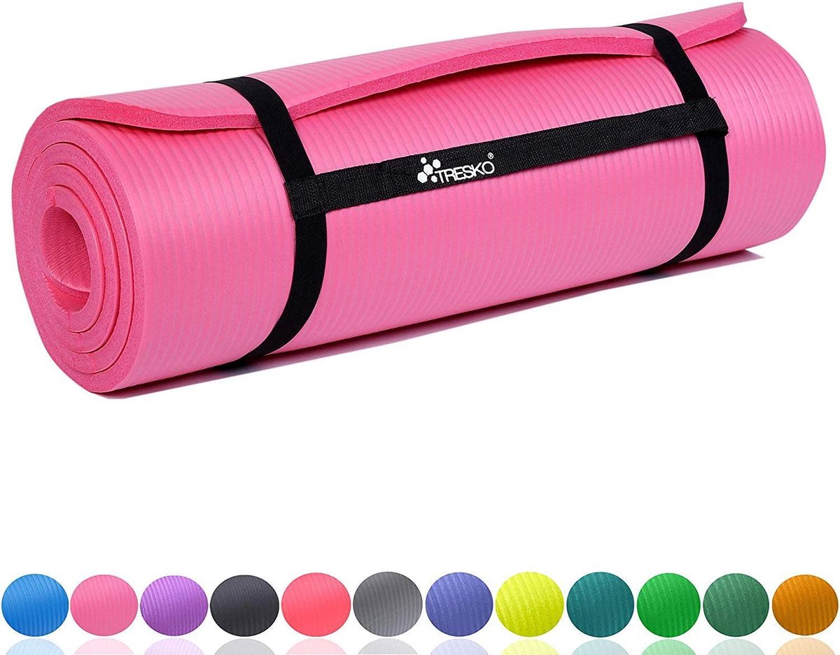 Tresko  Fitnessmat - 185x60 cm - 1