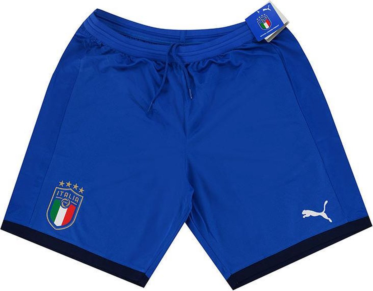 Voetbalbroekje Italië Puma kids maat 116 ( 5 a 6 Jaar)