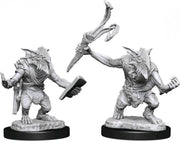 Magic the Gathering Miniatures - Goblin Guide and Goblin Bushwhacker - Miniatuur - Ongeverfd