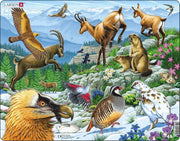 Puzzel Maxi Dieren - Alpen - 55 stukjes