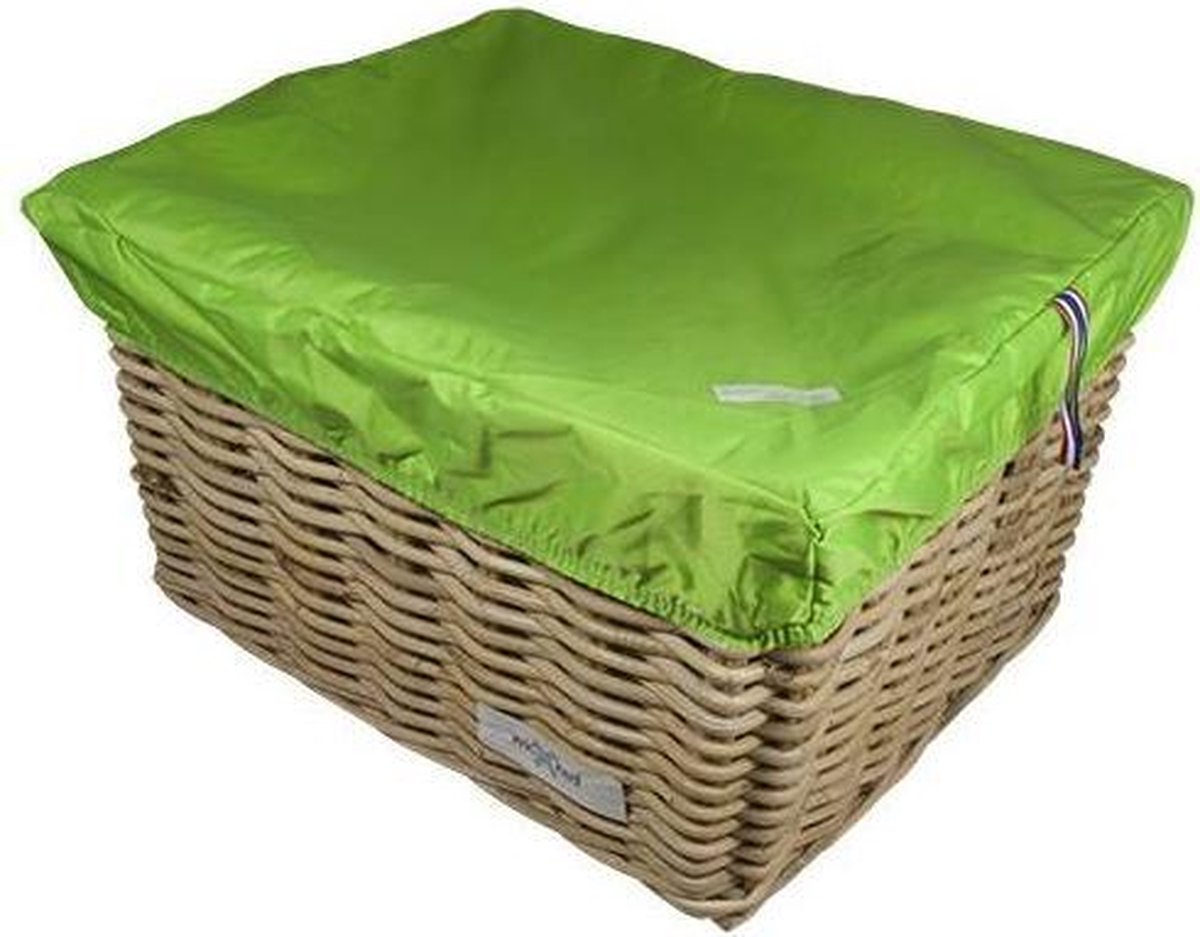 Hooodie Box L Lime voor fietsmand of fietskrat