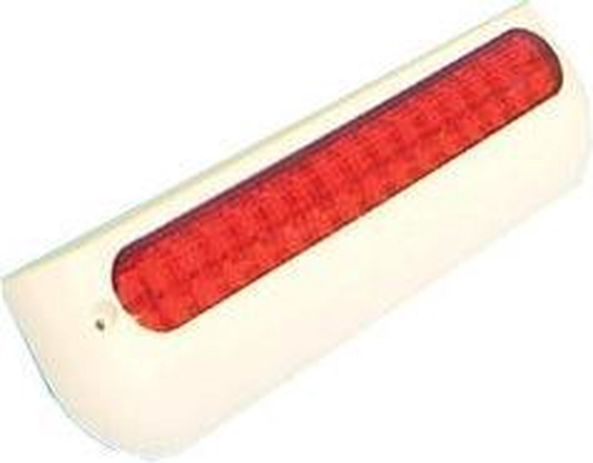 Derde remlicht opbouw Jokon (Wit) 385x98x34mm.