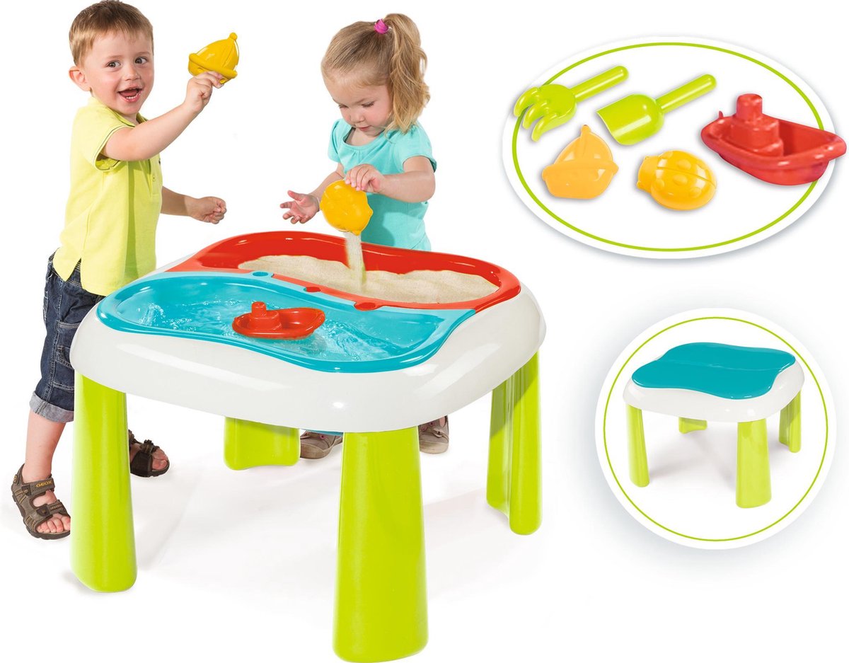 Smoby Zand- & Watertafel - inclusief deksel