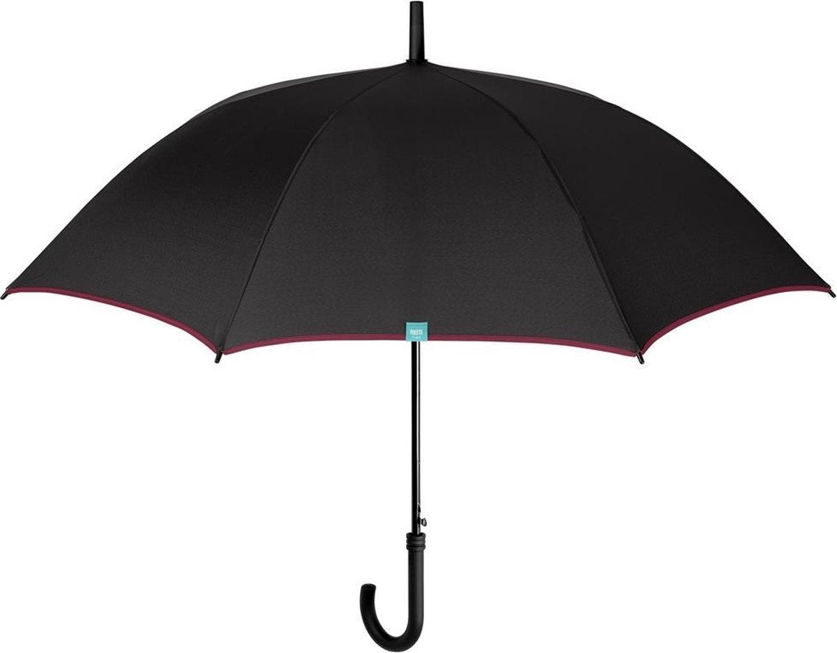 Perletti Golfparaplu Automatisch Heren 116 Cm Microvezel Zwart