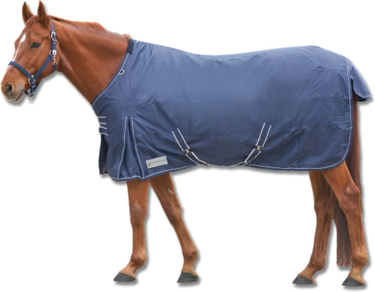 Waldhausen Regendeken Economic 200 Gram Blauw - Paardendekens - 145 cm 200 Gram