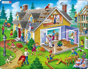 Puzzel Maxi Het huis - 62 stukjes