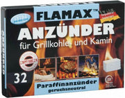 Flamax Aanmaakblokjes Wit voor Open Haard en Barbecue - 32 stuks
