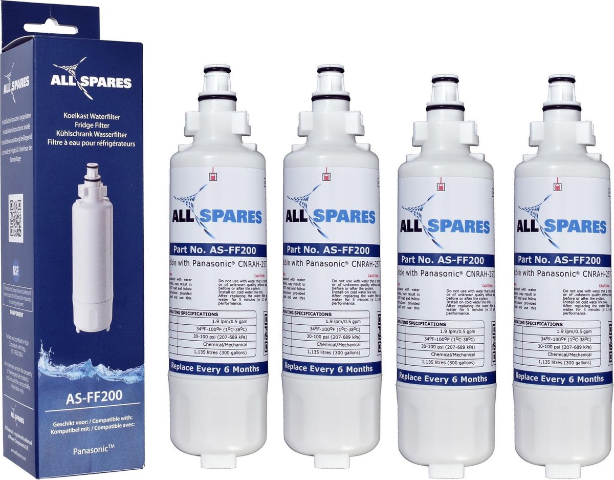 Panasonic CNRAH-257760 Waterfilter - Waterfilter van AllSpares - 4 Waterfilters