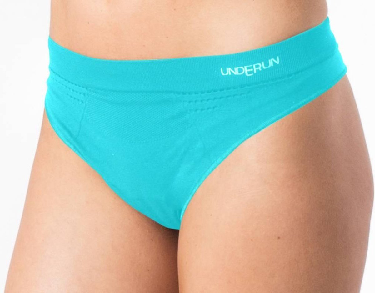 Underun Vrouwen String - Naadloze hardloopondergoed - Lichtblauw - M