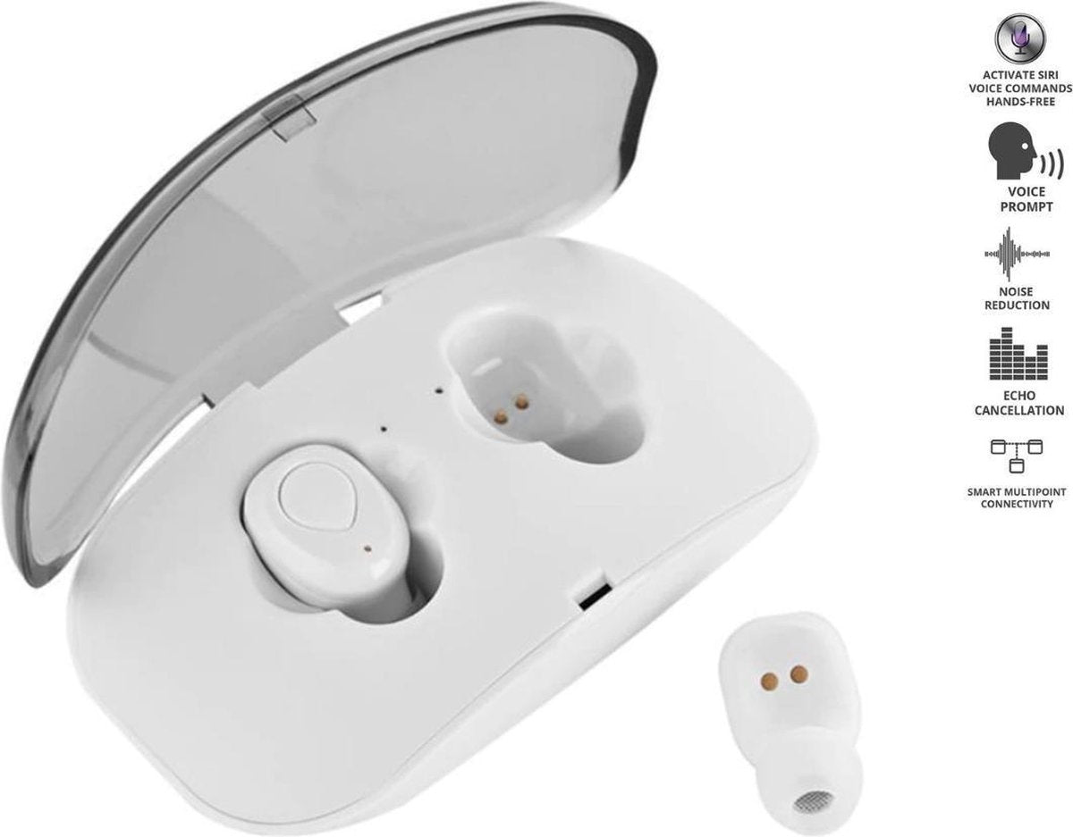 DrPhone LIGHTNING Series Sport - Passieve Noise Cancelling - Volledig Draadloze Oordoppen - Truewir