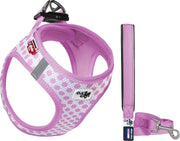 Curli Hondentuigje Harness Cirkels 26-30 Cm Mesh/nylon Roze