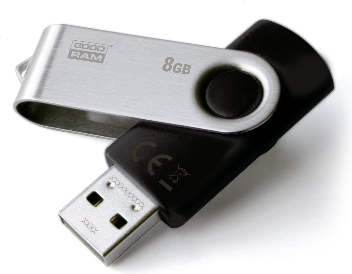 Goodram 8GB USB 2.0 8GB USB 2.0 Type-A Zwart