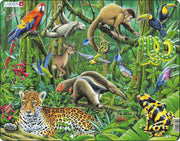 Puzzel Maxi Dieren - Zuid-Amerikaans Regenwoud - 70 stukjes