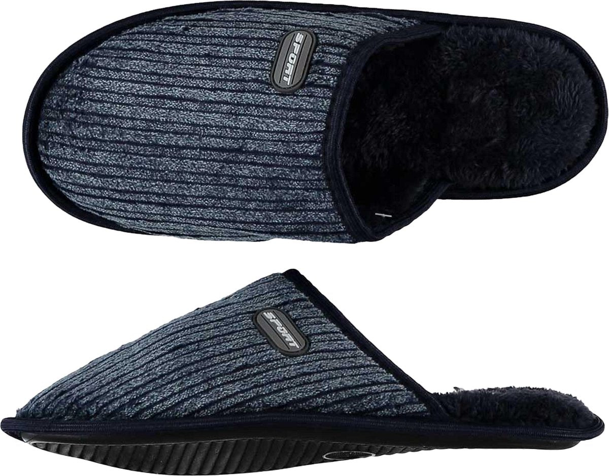 Apollo Heren Sloffen - Blauw - Maat 41/42