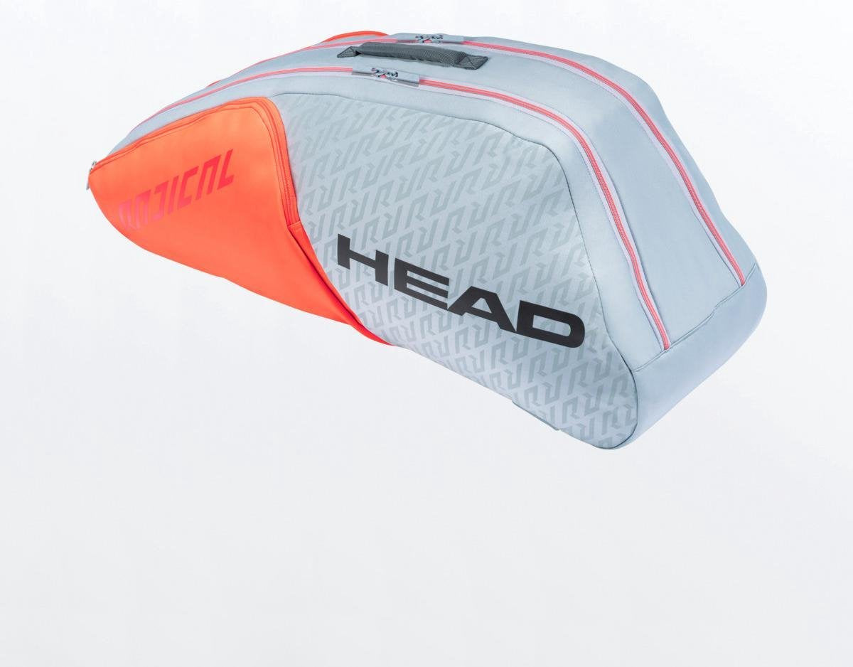 Head Racketbag Radical 6 Rackets Grijs-Oranje
