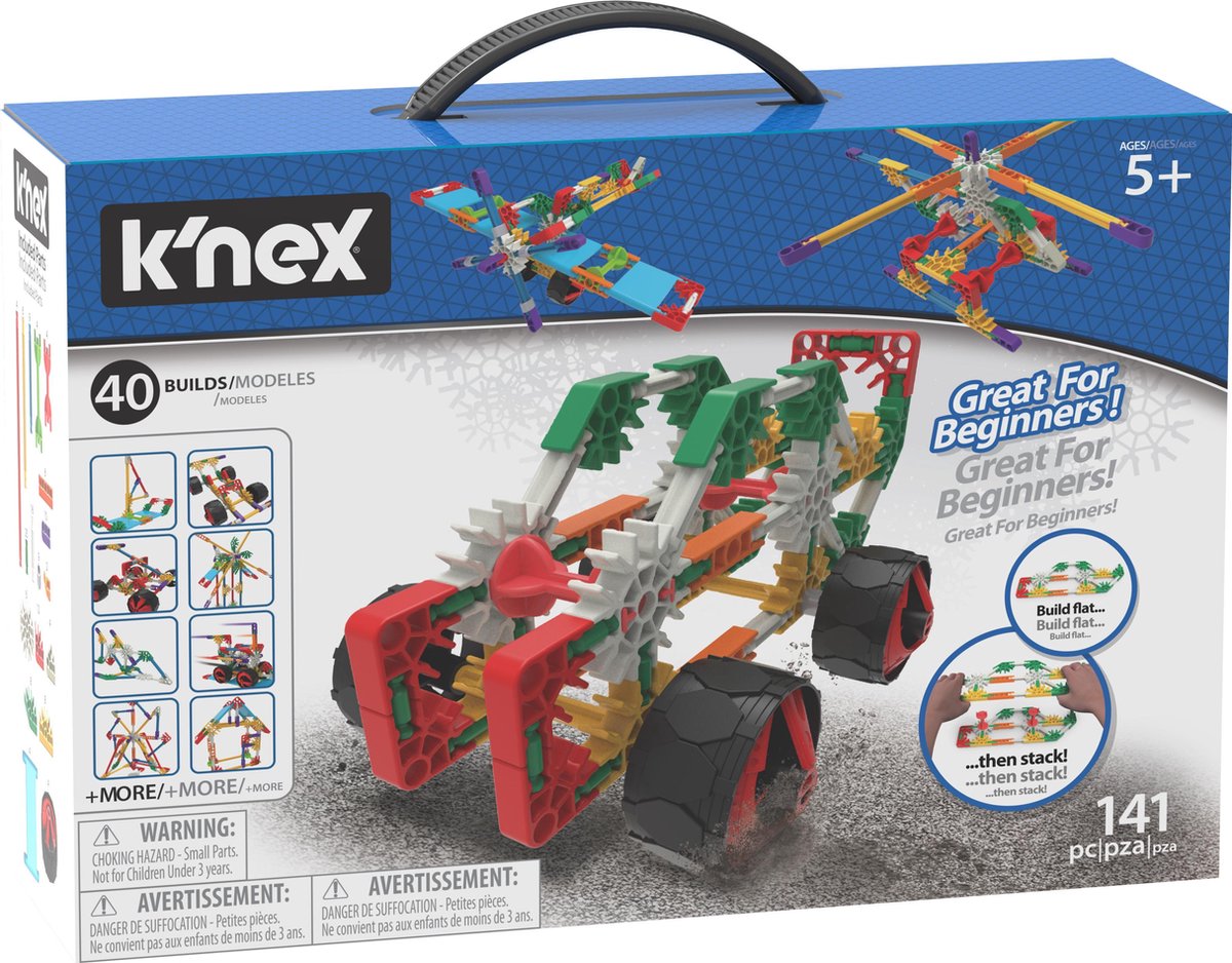 K'NEX Modellenset voor beginners - 40 modellen - Bouwset