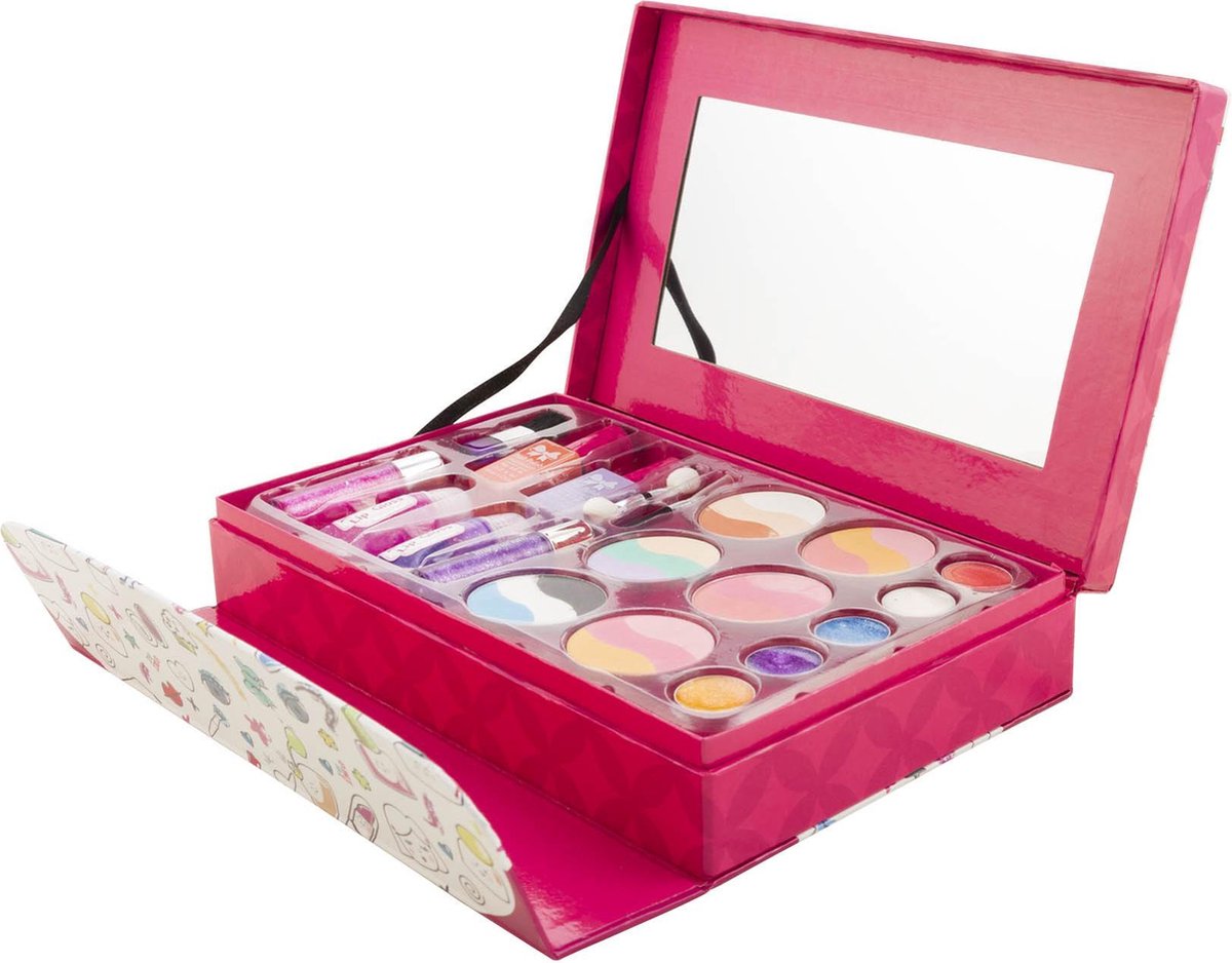 Imaginarium FASHION MAKE UP CASE - Make-Up Set - Kinderen - Veilig & Uitgebreid - Kindermake-up met Spiegeltje