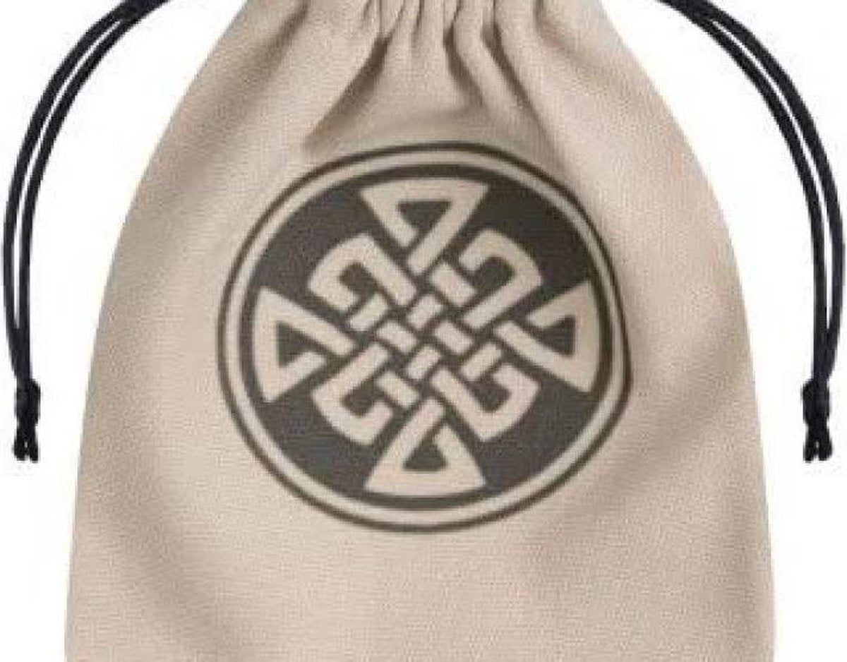 Dice Bag Celtic Biege & Black Q-Workshop