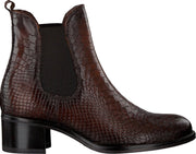 Omoda Kisha Enkellaarsjes - Enkelboots - Dames - Bruin - Maat 35