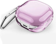 Case Cover Voor Samsung Galaxy Buds Pro / Samsung Galaxy Buds Live - Kunststof Transparant Roze | Watchbands-shop.nl