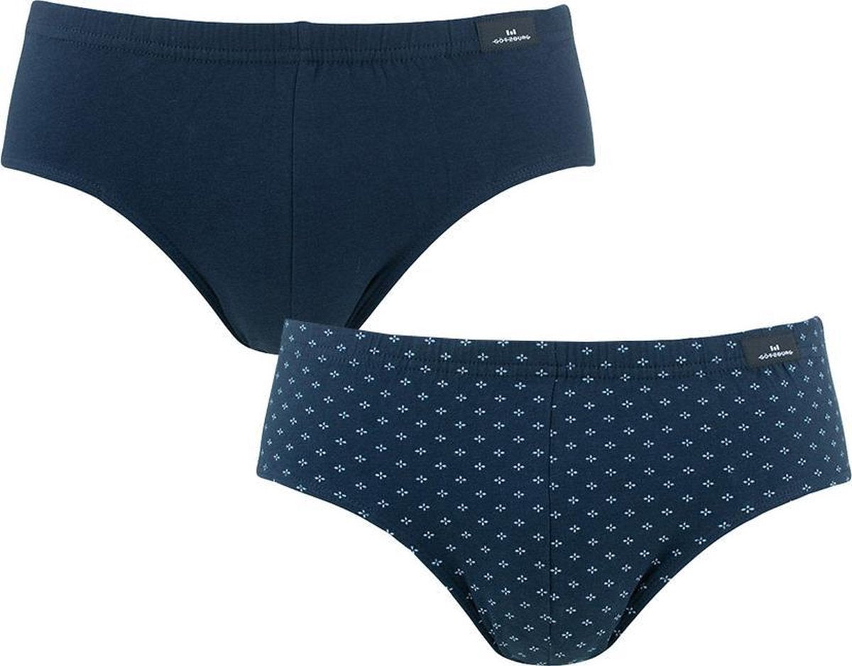 Götzburg 2P slips minimal print blauw - XL