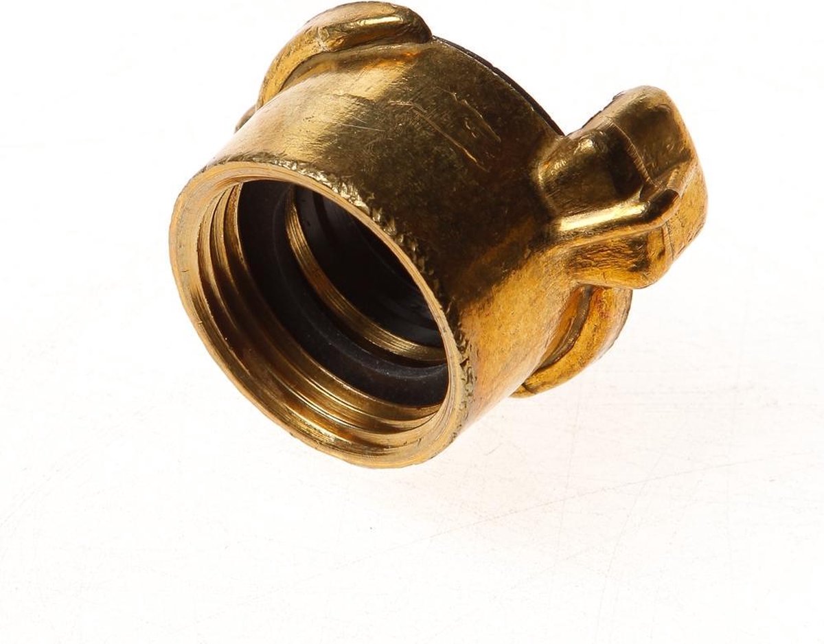 Koppeling messing type geka binnendraads 1"
