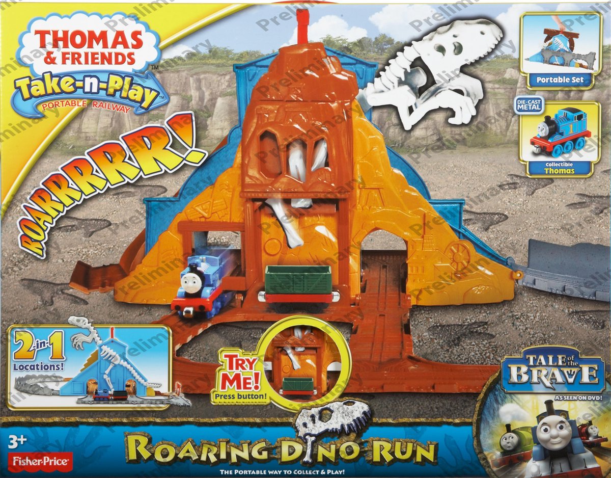 Thomas de Trein Take-N-Play Dinosaurus Run - Treinbaan