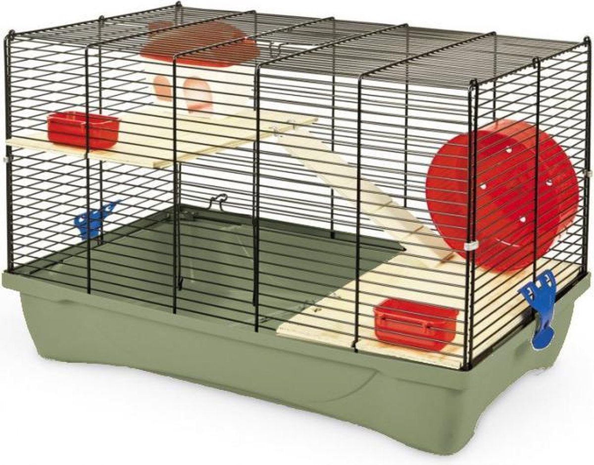 Mps Hamsterkooi 11 Flat Nature 58 X 32 X 38 Cm Groen