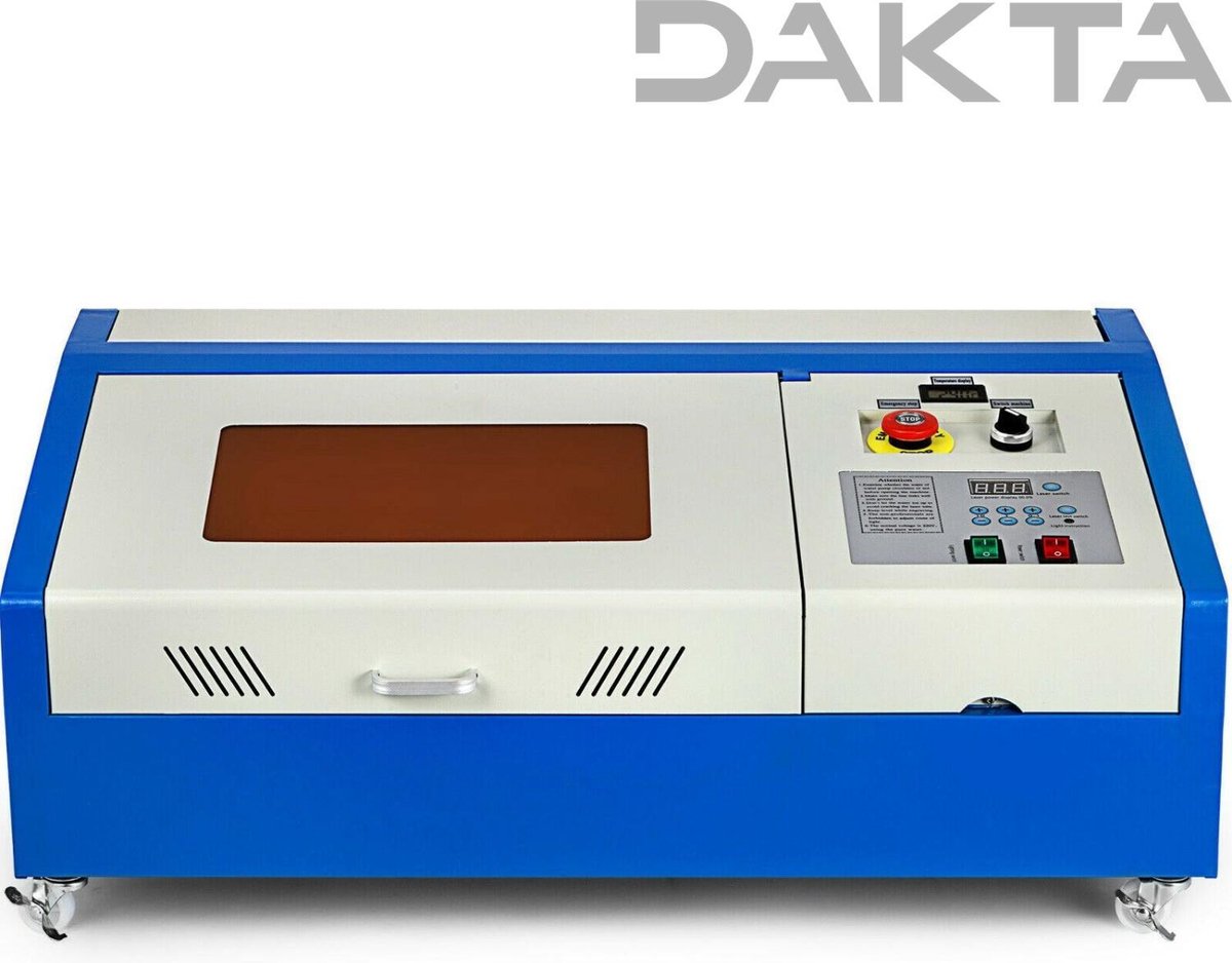 Dakta® Graveermachine | Mini DIY Laser | Graveren | Hoge snelheid desktop laser | Cutter | Snijder | Uitsnijder | Printer | Voor multifunctioneel gebruik | Papier