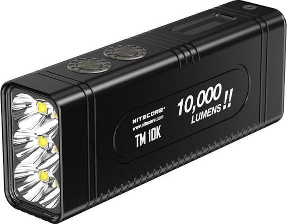 Nitecore TM10K Zaklamp Zwart LED