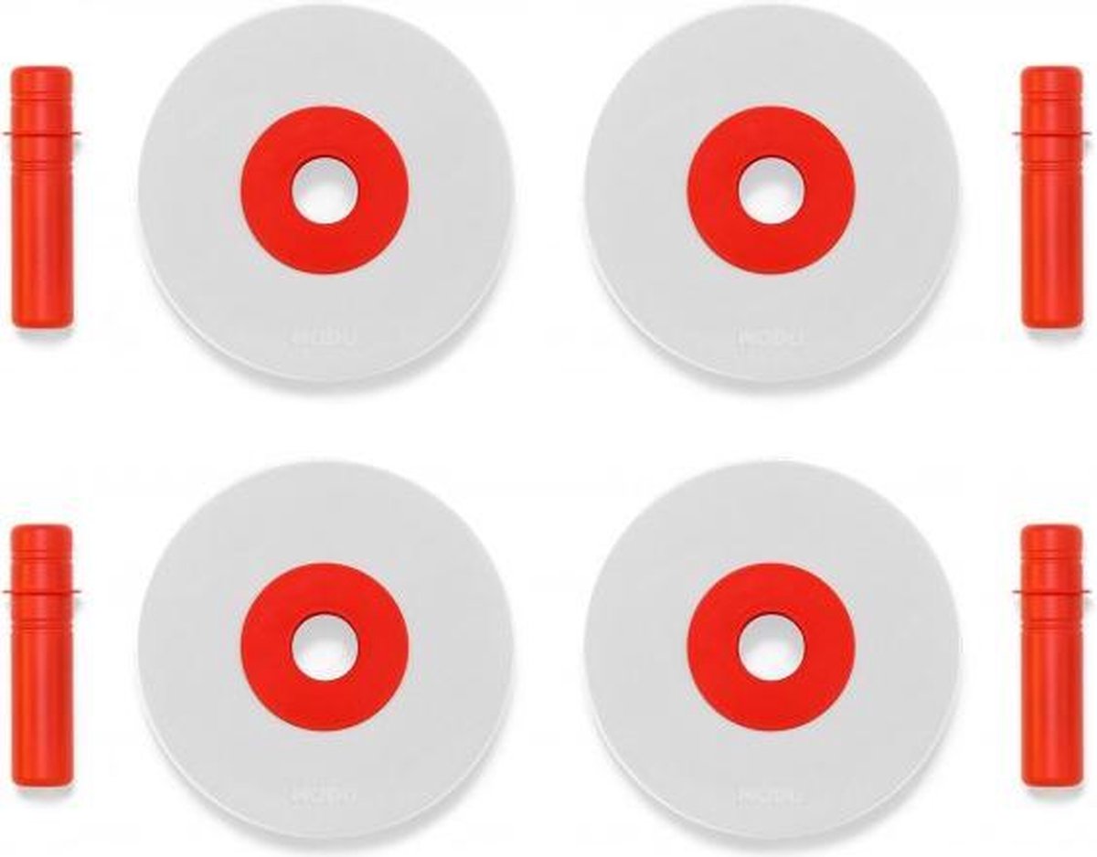 Modu speelgoed Foam wielen x4 Rood